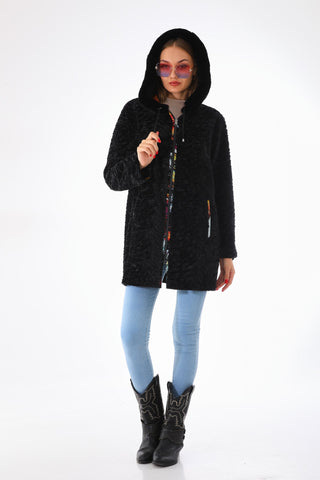 The Prisma Multicolor Leather Women Jacket