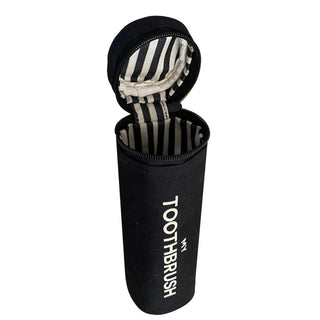 Toothbrush Travel Case – Black - Glamourous Grace