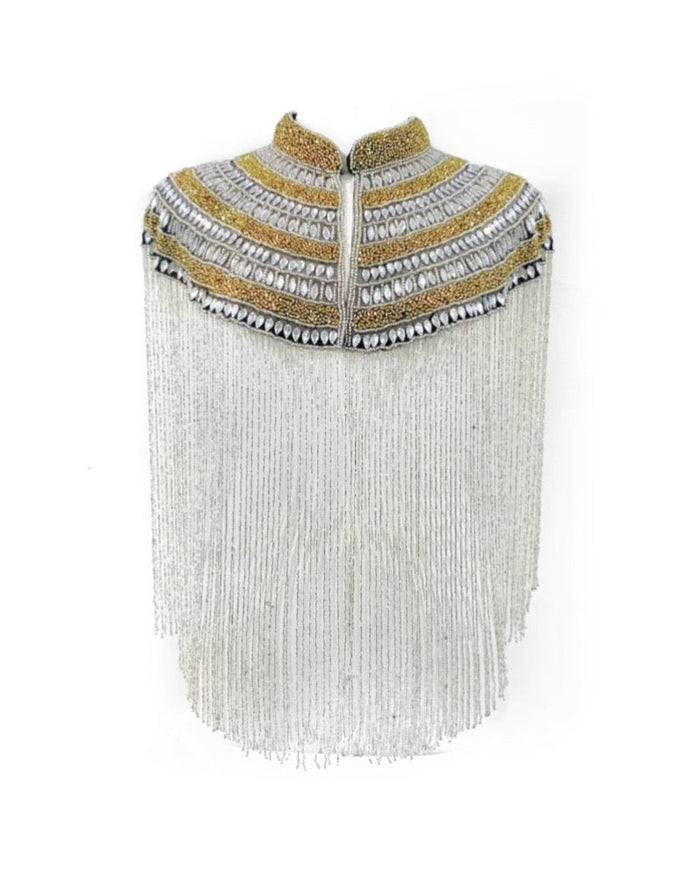 Metallic Horizon Cape - Glamourous Grace