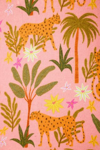 In the Jungle Leopard Safari Open Leg Pants