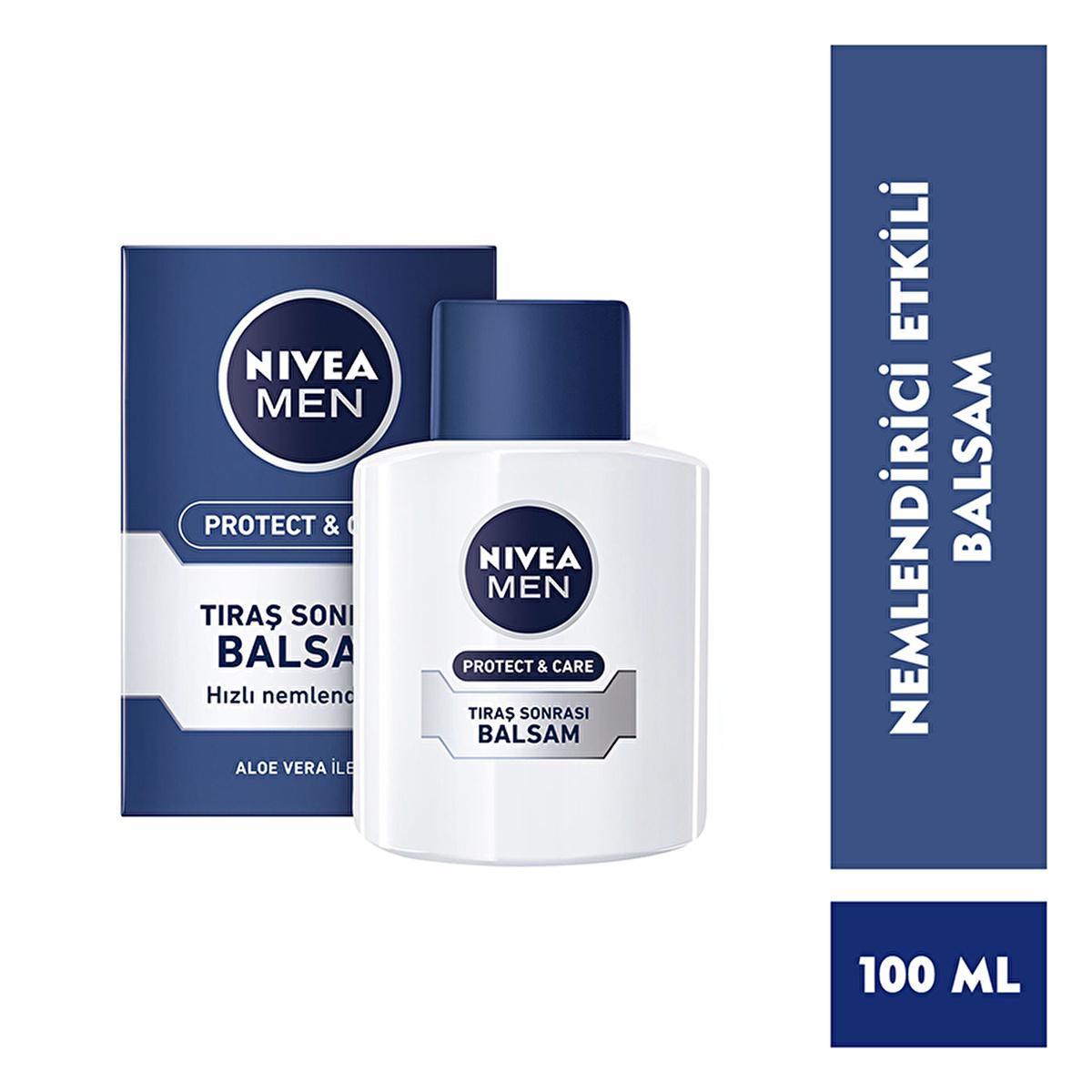 Nivea Men Protect & Care After Shave Balm - Soothing Moisturizing Post-Shave Skincare for Men with Vitamin E - Glamourous Grace