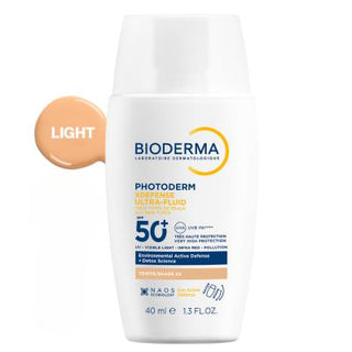 Bioderma Photoderm XDefense Tinted Sunscreen SPF50+: UVA/UVB Protection, Light Tint, Anti-Aging, Sensitive Skin Formula - Dermatologist Recommended - Glamourous Grace