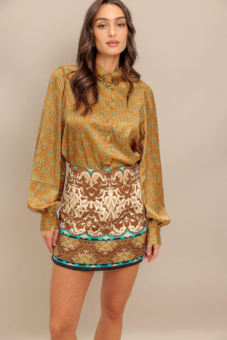 MOROCCAN MUSE WOVEN SKORT - Glamourous Grace