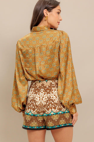 MOROCCAN MUSE WOVEN SKORT - Glamourous Grace