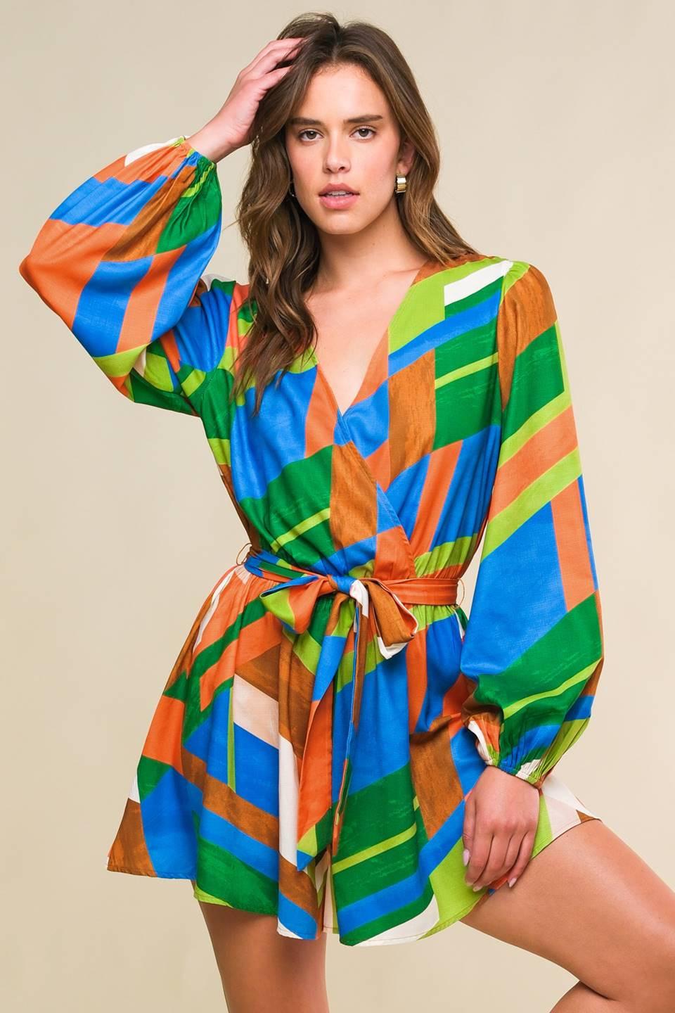 THIS IS YOUR SIGN WOVEN ROMPER - Glamourous Grace
