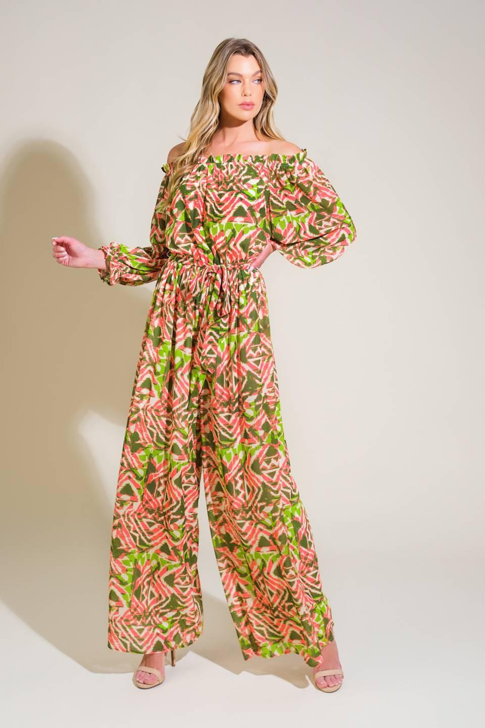 MOMENTS OF JOY WOVEN JUMPSUIT - Glamourous Grace