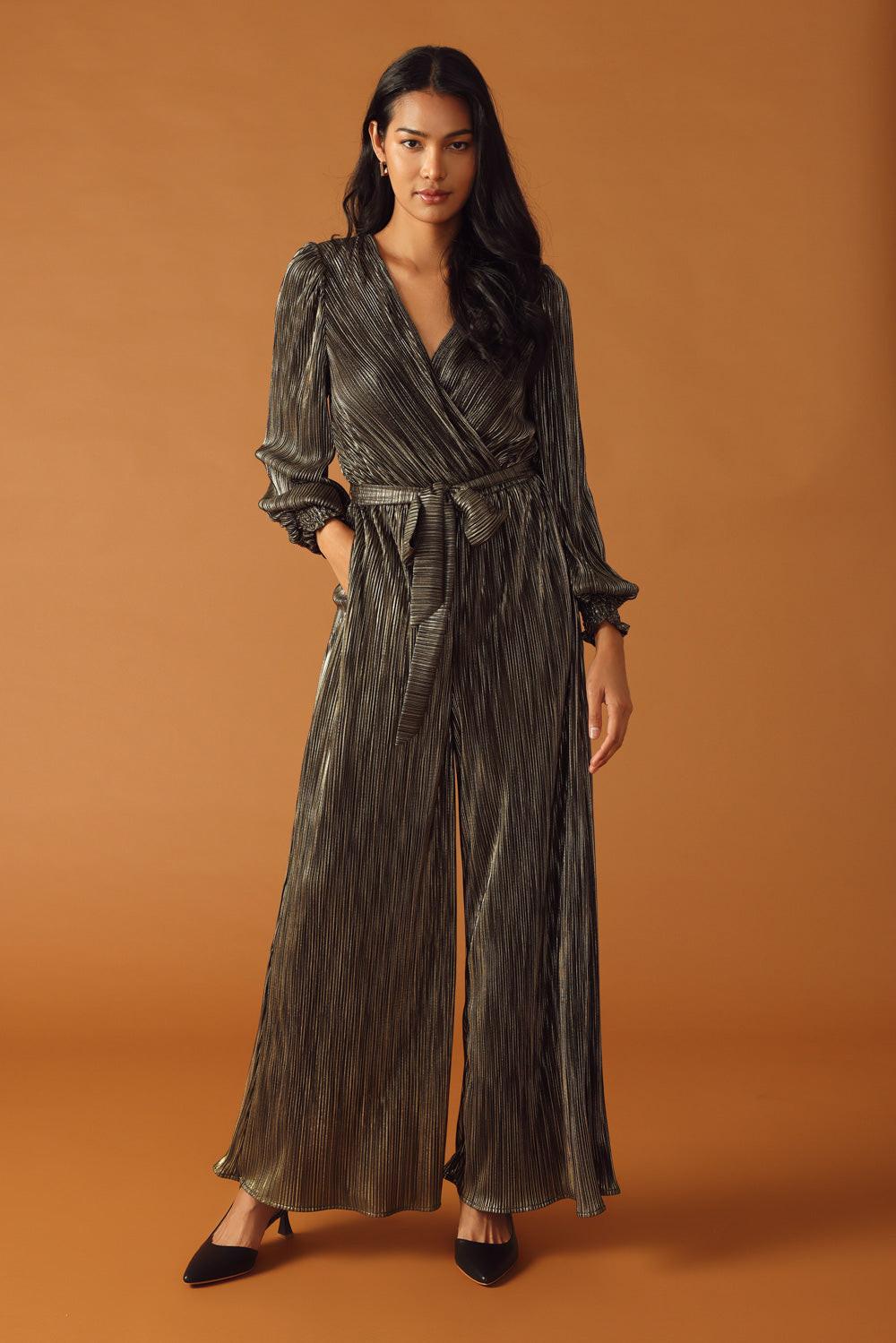MOMENTS OF CLARITY WOVEN JUMPSUIT - Glamourous Grace