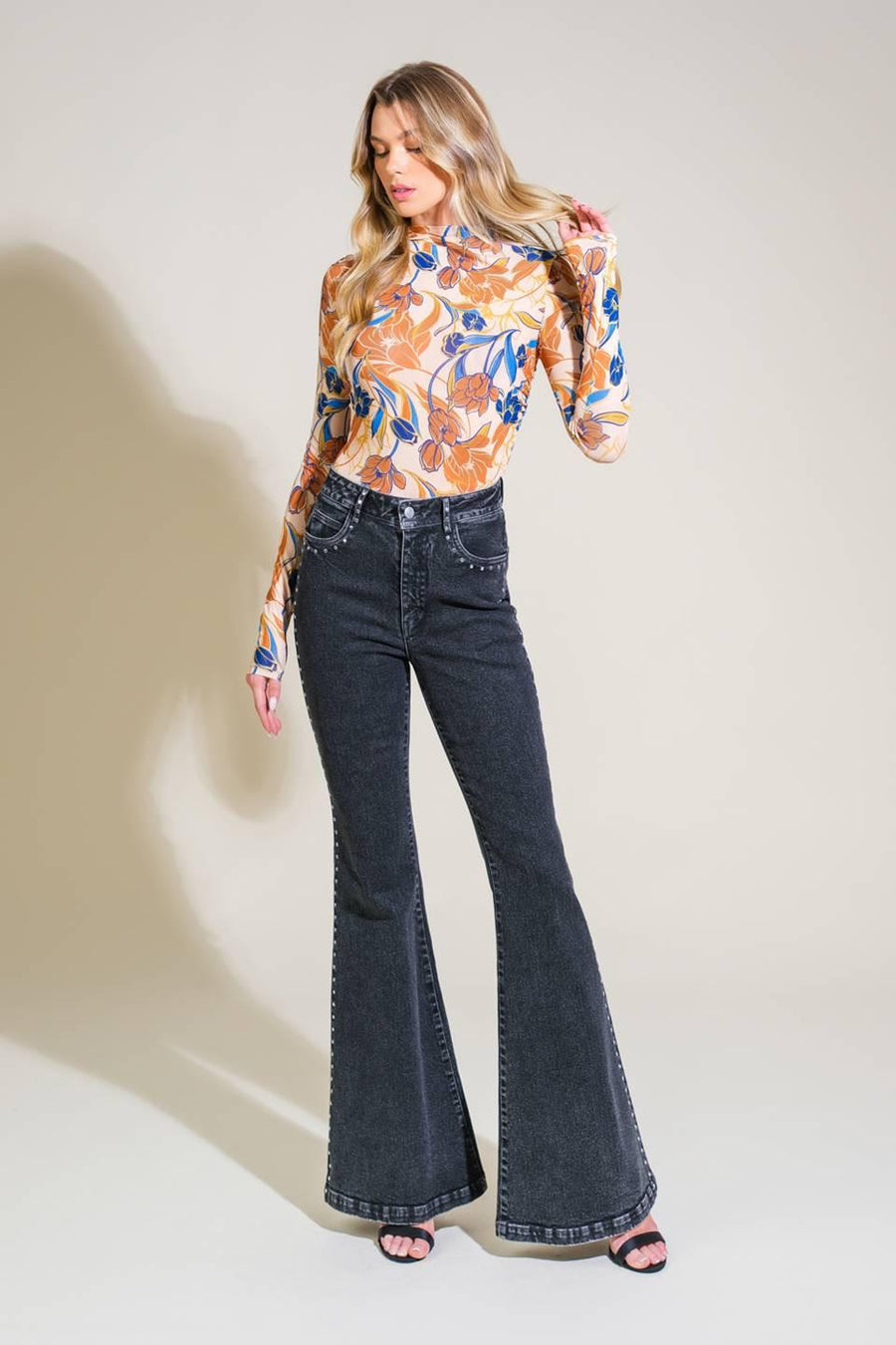 EFFORTLESS ENSEMBLE DENIM PANTS - Glamourous Grace