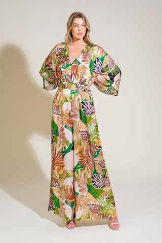 RIPPLE EFFECT WOVEN JUMPSUIT - Glamourous Grace