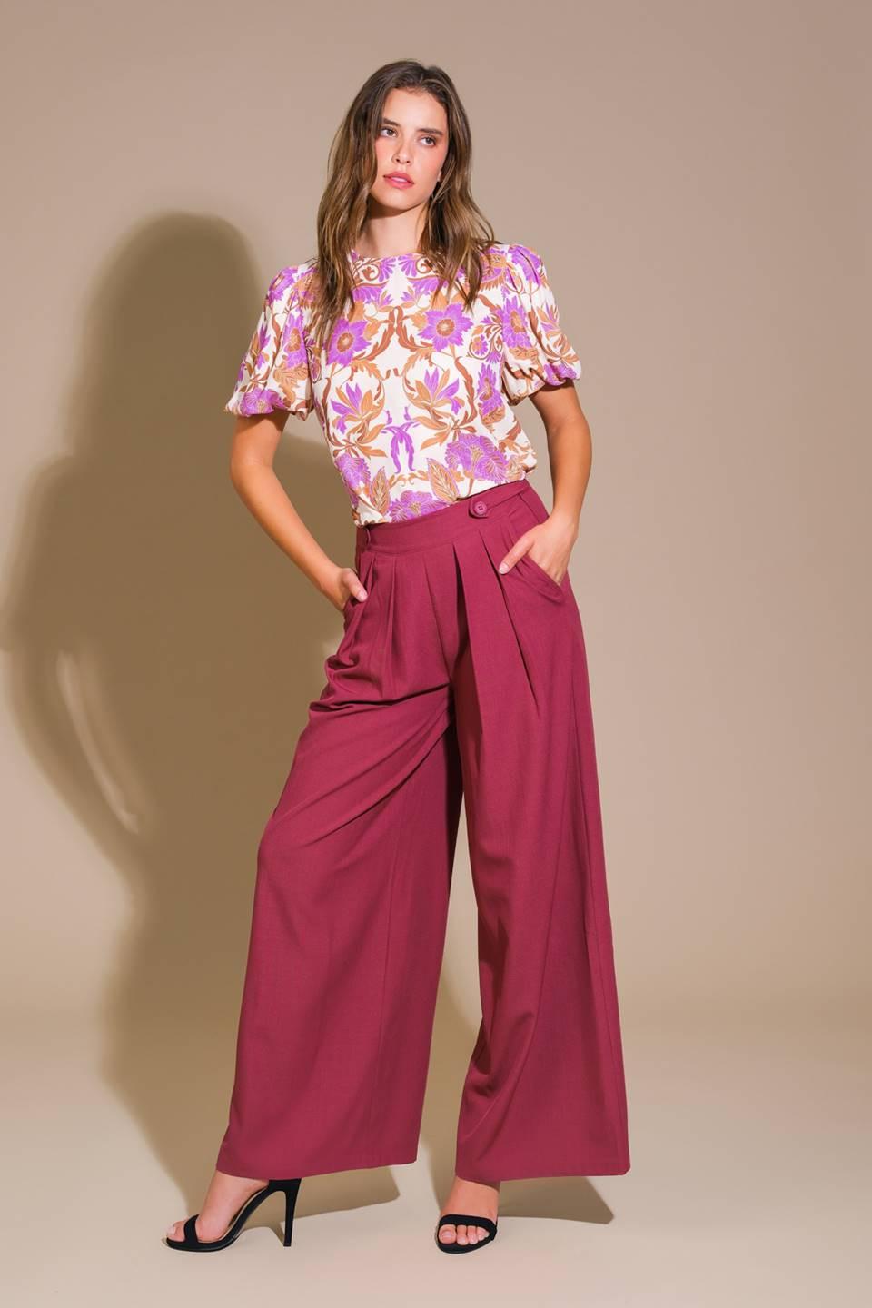 TERRACE VIEWS WOVEN PANTS - Glamourous Grace
