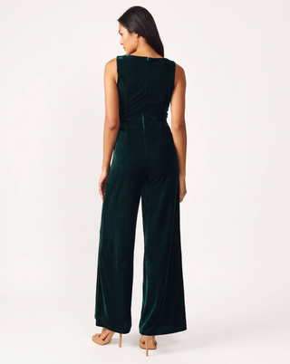 FINAL TOUCHES VELVET JUMPSUIT