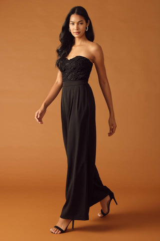 ALL MY LIFE WOVEN JUMPSUIT - Glamourous Grace