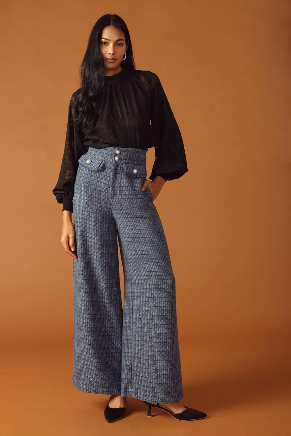 THREADS OF DESTINY TWEED PANTS - Glamourous Grace