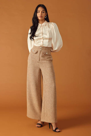 THREADS OF DESTINY TWEED PANTS - Glamourous Grace