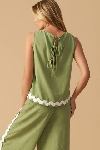 DRIFTING CURRENTS WOVEN PANTS - Glamourous Grace