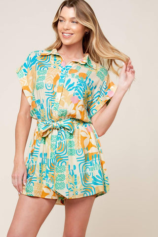 SOMETHING SPECIAL WOVEN ROMPER - Glamourous Grace