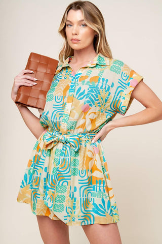 SOMETHING SPECIAL WOVEN ROMPER - Glamourous Grace