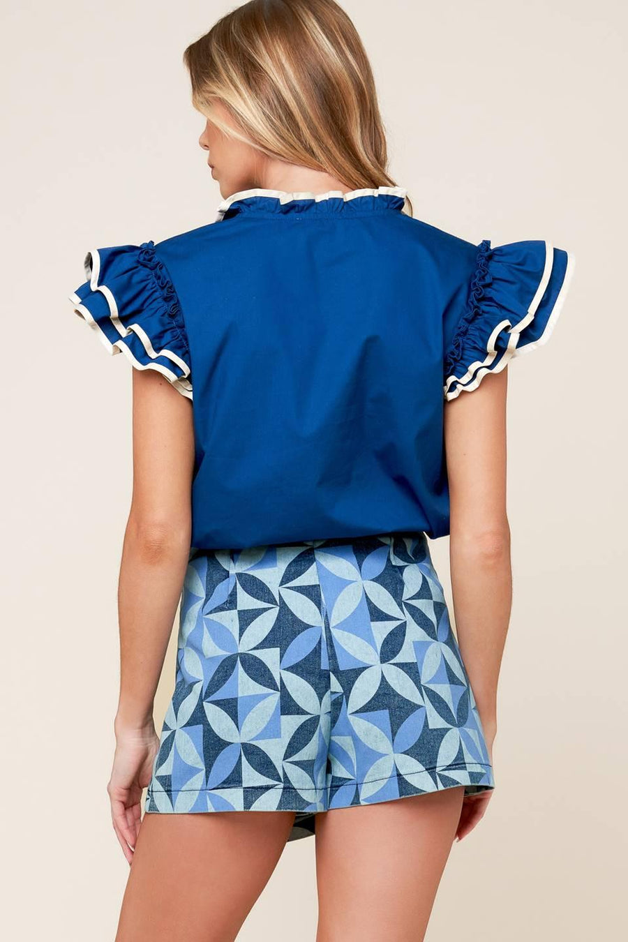 ENTICING DARLING BLUE DENIM SKORT - Glamourous Grace