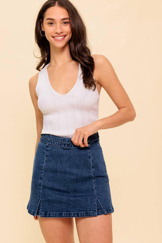SUNDAY AFTERNOONS MEDIUM INDIGO SKORT - Glamourous Grace