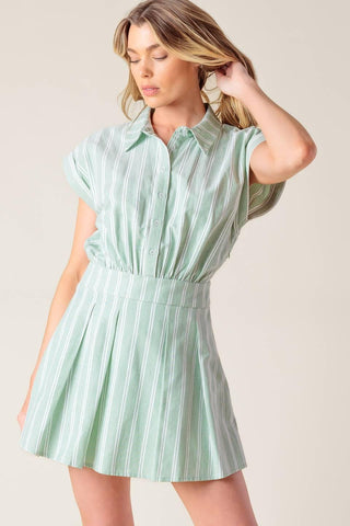 BRIDGET LA FRANCE WOVEN ROMPER - Glamourous Grace