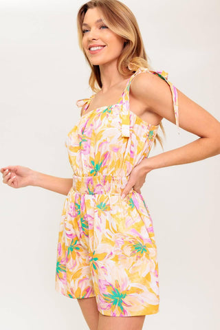 MOONLIT PATHWAY WOVEN ROMPER - Glamourous Grace