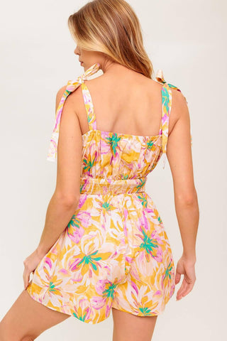 MOONLIT PATHWAY WOVEN ROMPER - Glamourous Grace
