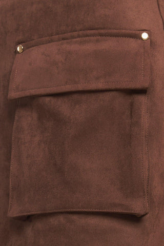 WESTERN ROMANCE FAUX SUEDE SKORT
