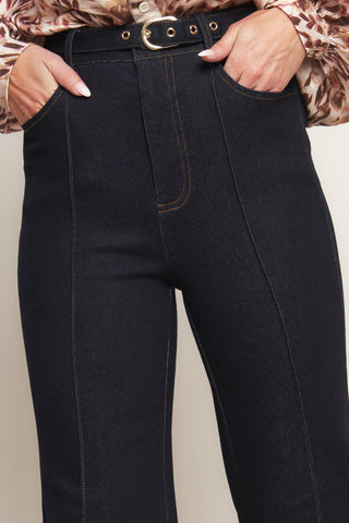 ICONIC FLARE DENIM PANTS - Glamourous Grace