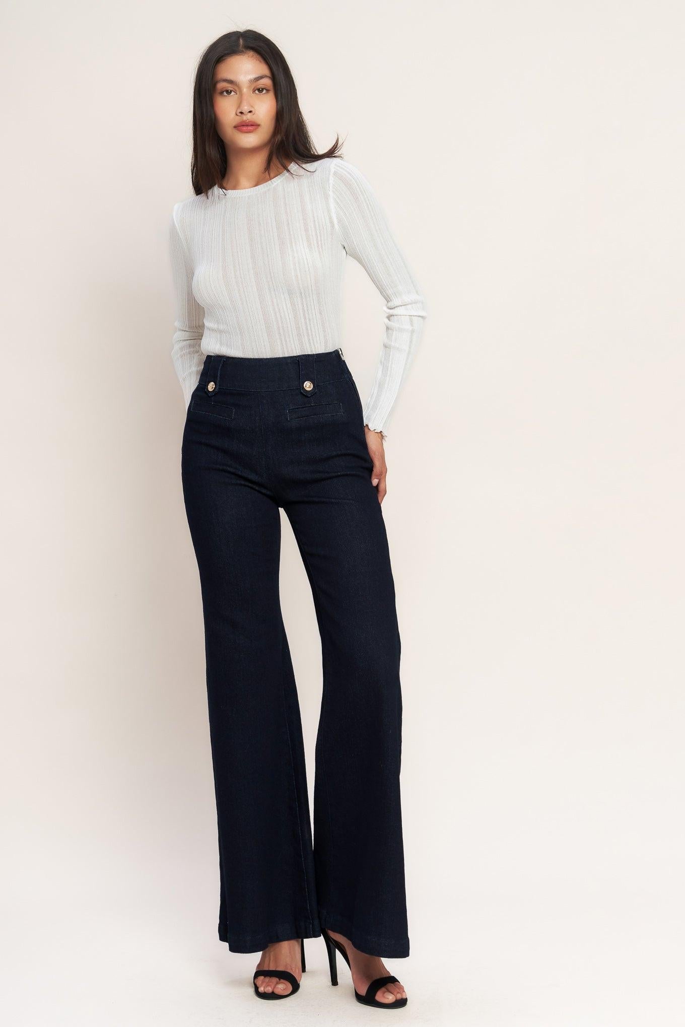 CLASSIC CONFIDENCE WOVEN PANTS - Glamourous Grace