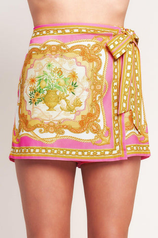 VINTAGE HEIRESS WOVEN SKORT - Glamourous Grace