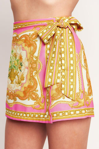 VINTAGE HEIRESS WOVEN SKORT - Glamourous Grace