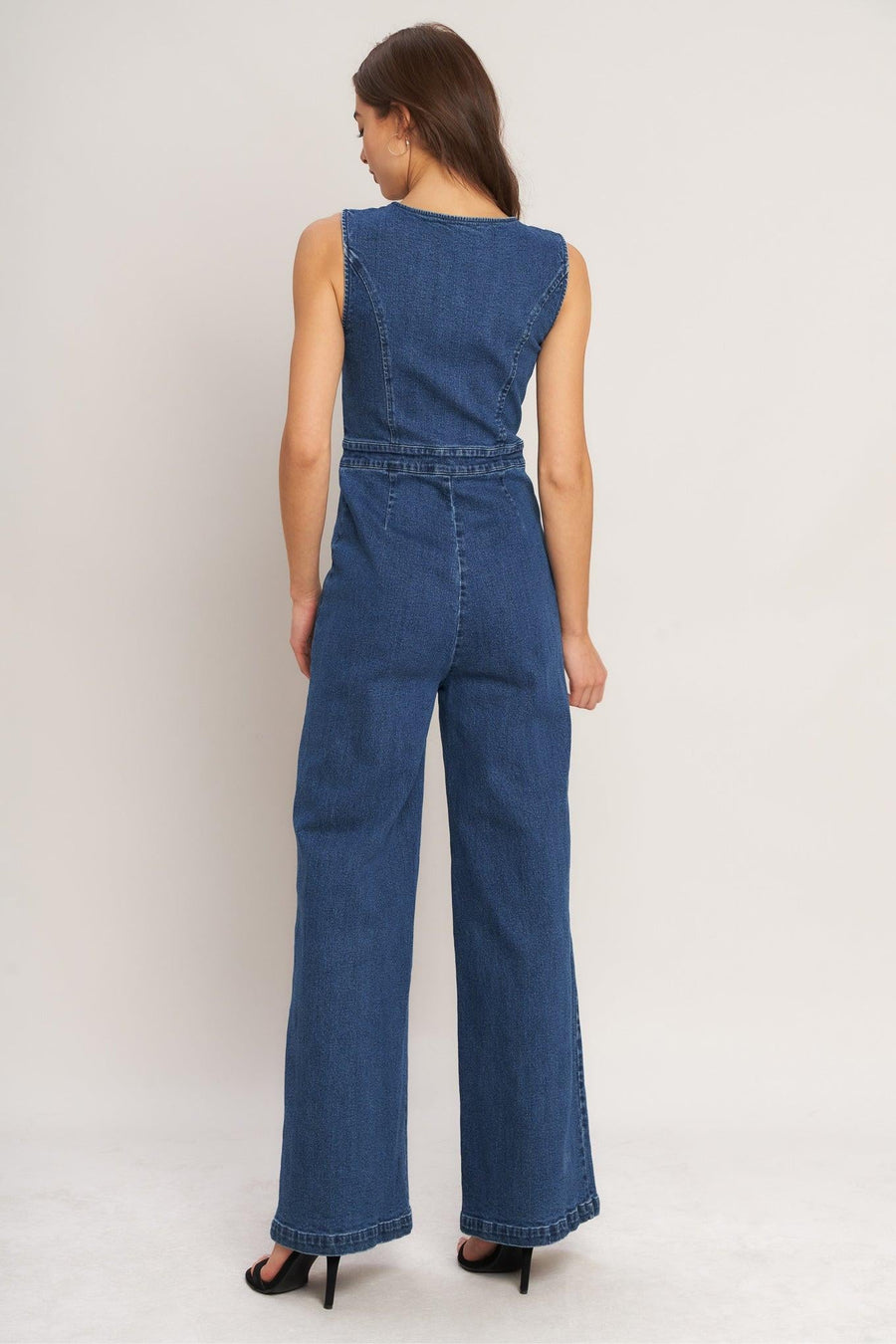 CITY STROLL DENIM JUMPSUIT - Glamourous Grace