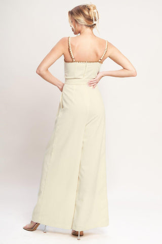 THE QUIET STATEMENT WOVEN JUMPSUIT