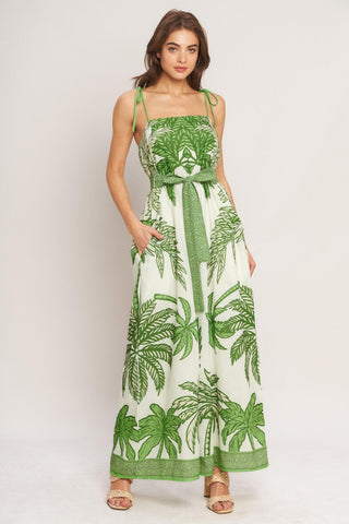 PALM LUXE WOVEN JUMPSUIT - Glamourous Grace
