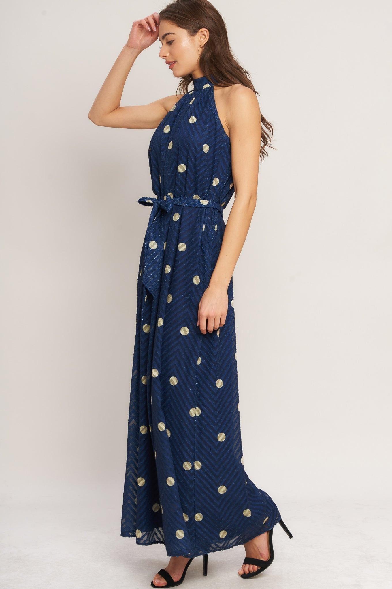 NIGHTFALL MUSE WOVEN JUMPSUIT - Glamourous Grace