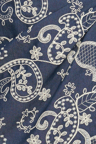 HANDCRAFTED FEEL EMBROIDERY SKORT - Glamourous Grace
