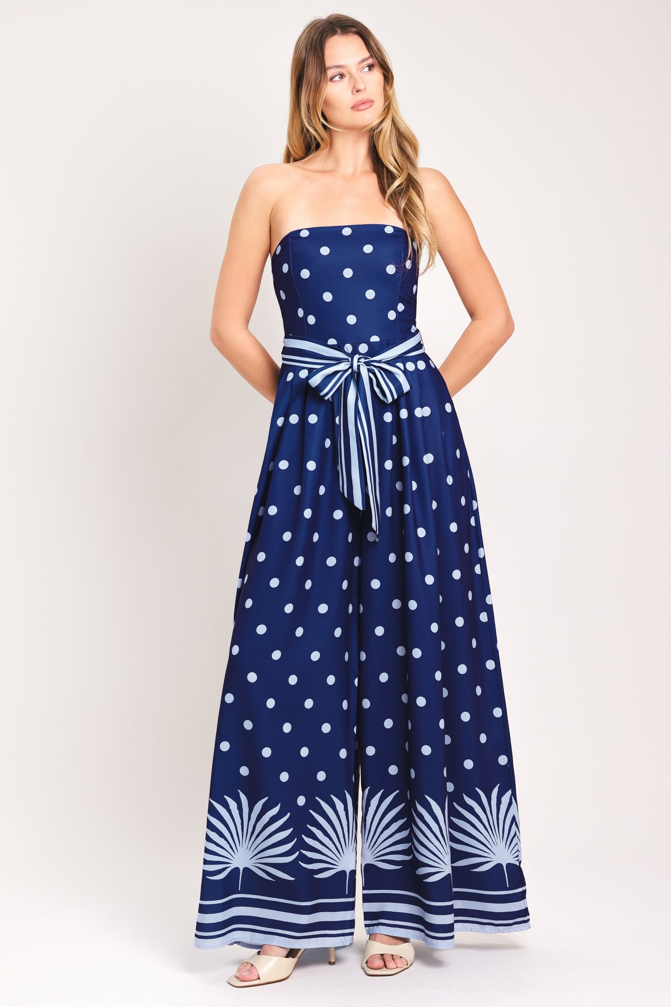 COASTAL SWAY WOVEN JUMPSUIT - Glamourous Grace