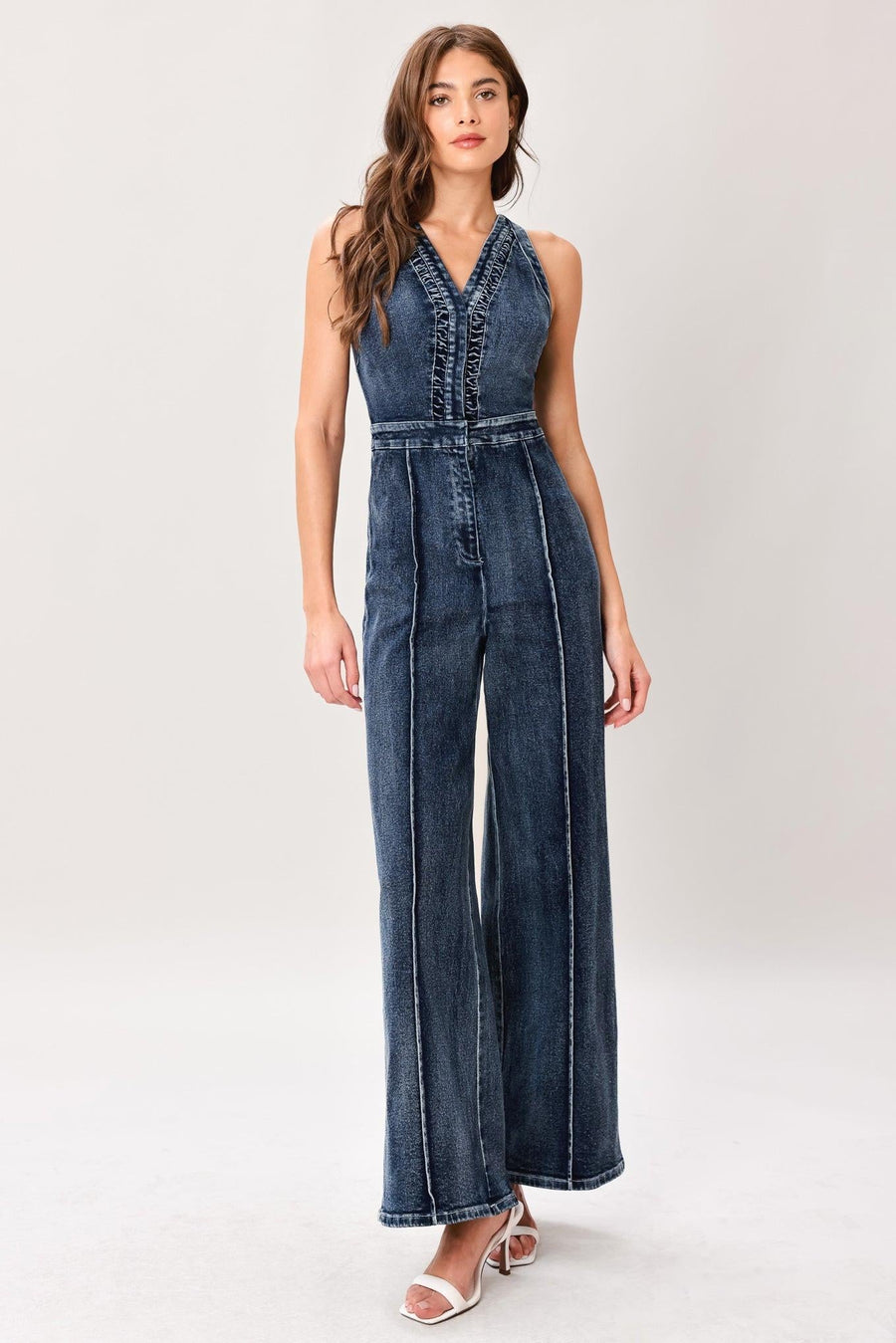 COOL STRUCTURE DENIM JUMPSUIT - Glamourous Grace