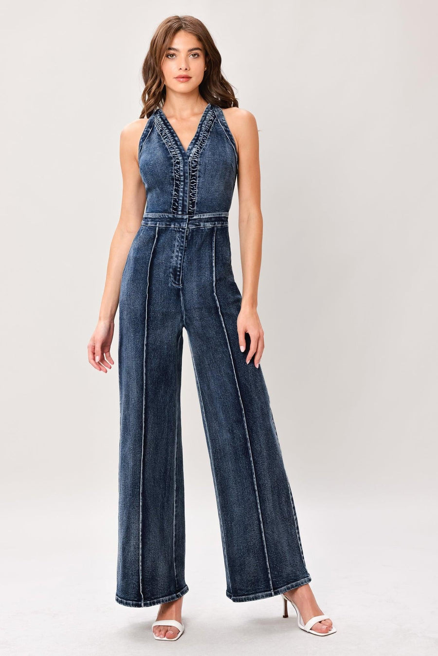 COOL STRUCTURE DENIM JUMPSUIT - Glamourous Grace