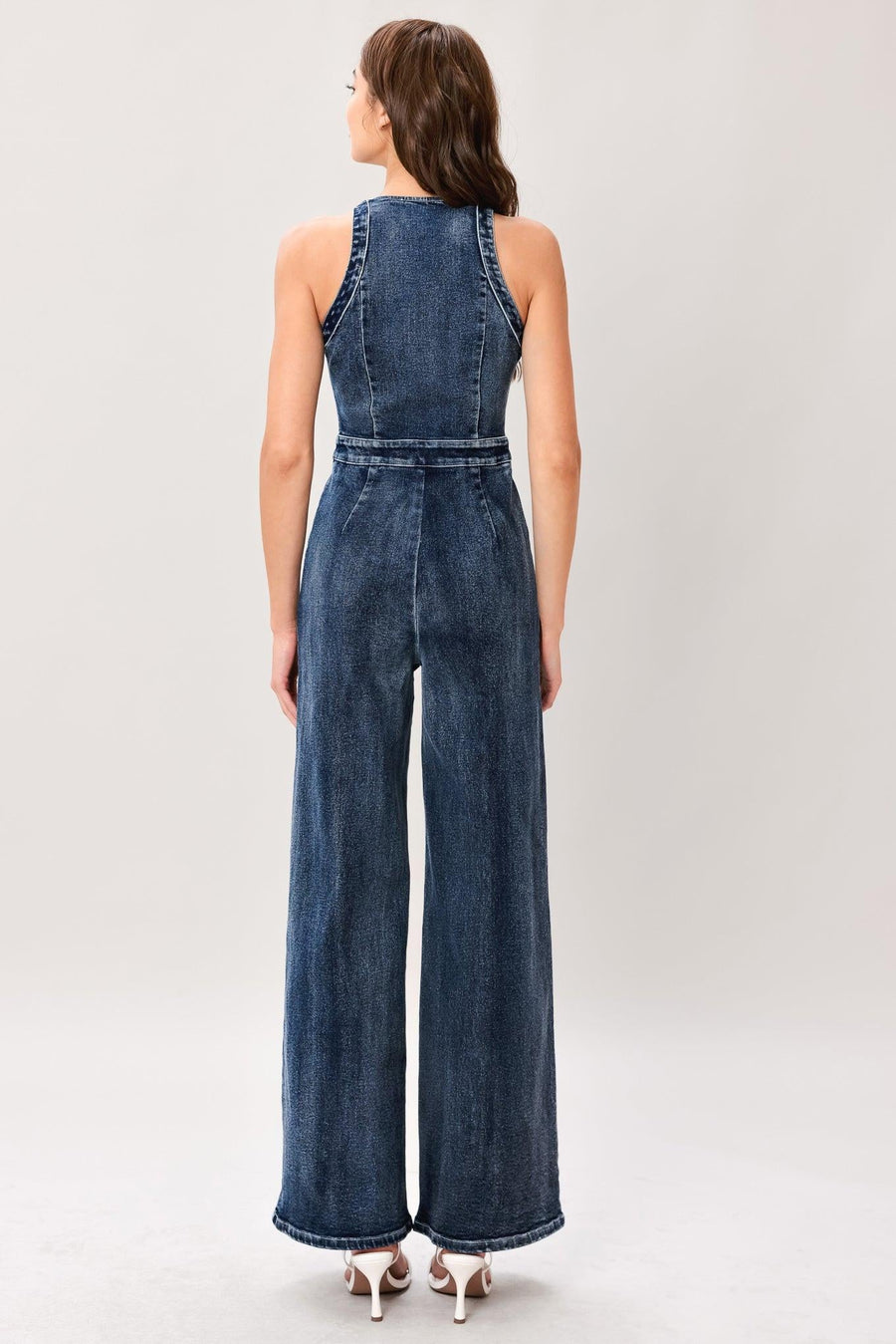 COOL STRUCTURE DENIM JUMPSUIT - Glamourous Grace