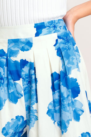 TROPIC BLUE WOVEN PANTS - Glamourous Grace