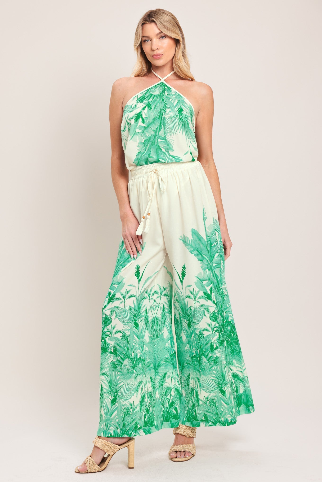 PALM SERENE WOVEN PANTS - Glamourous Grace