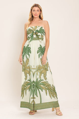 PALM SOCIETY WOVEN JUMPSUIT - Glamourous Grace
