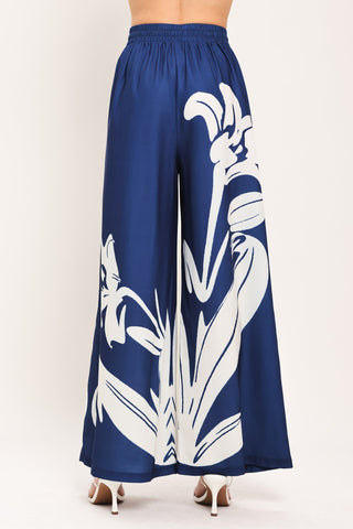COASTAL BLOOM WOVEN WIDE PANTS - Glamourous Grace