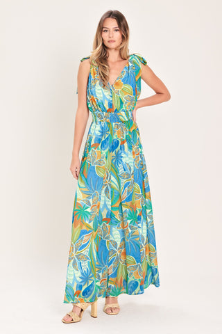 SUNSET ISLAND WOVEN JUMPSUIT