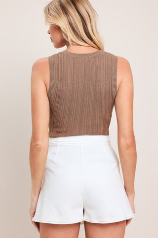 CUTE MOMENT WOVEN SKORT - Glamourous Grace