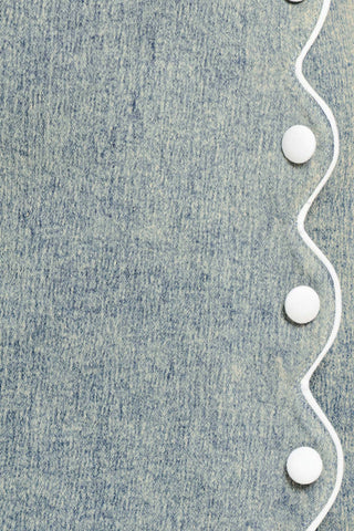 SWEET DETAIL DENIM SKORT