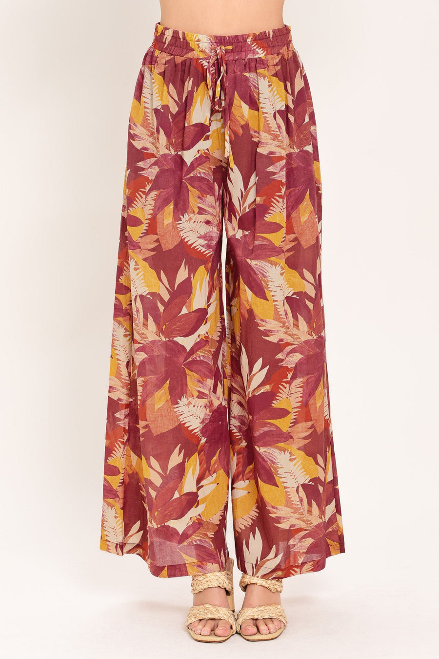 RESORT DREAM PALAZZO WOVEN WIDE LEG PANTS - Glamourous Grace