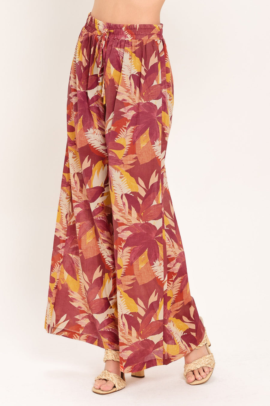 RESORT DREAM PALAZZO WOVEN WIDE LEG PANTS - Glamourous Grace
