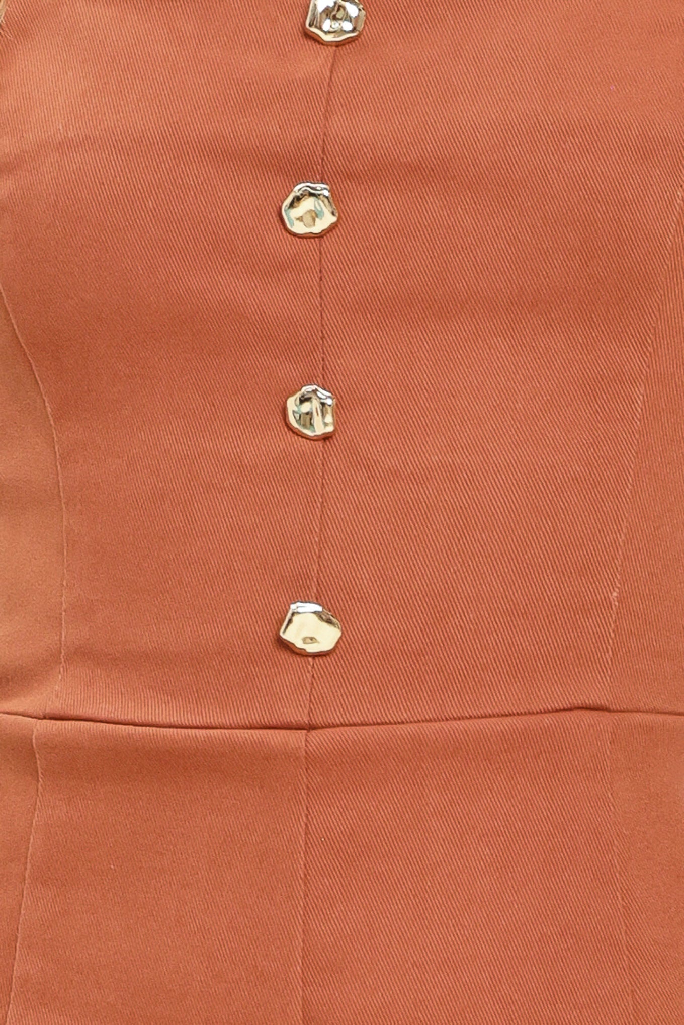 TERRACOTTA CHIC WOVEN ROMPER - Glamourous Grace